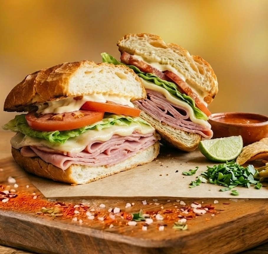 Torta de Jamón y Queso